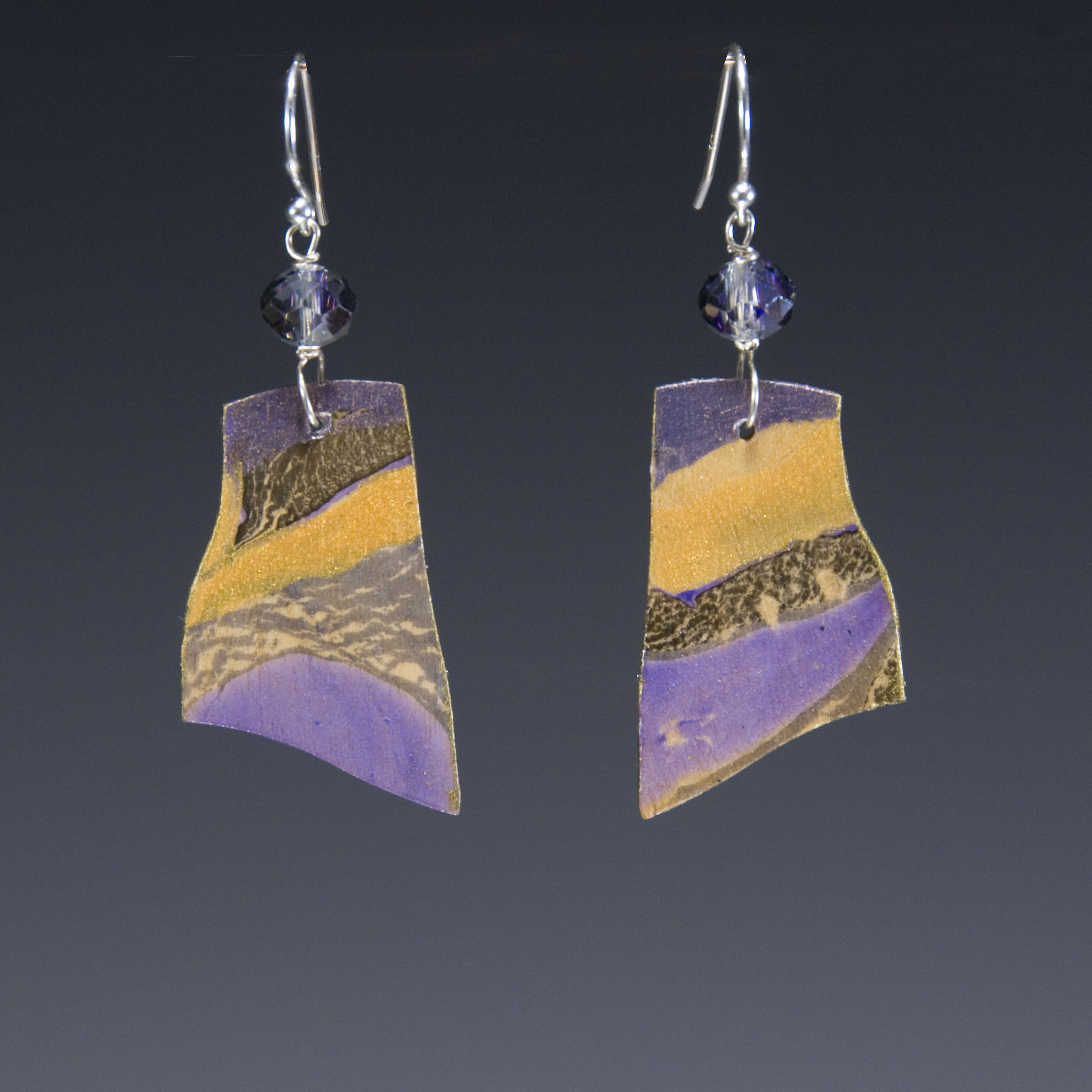 Marbled Birch Earrings