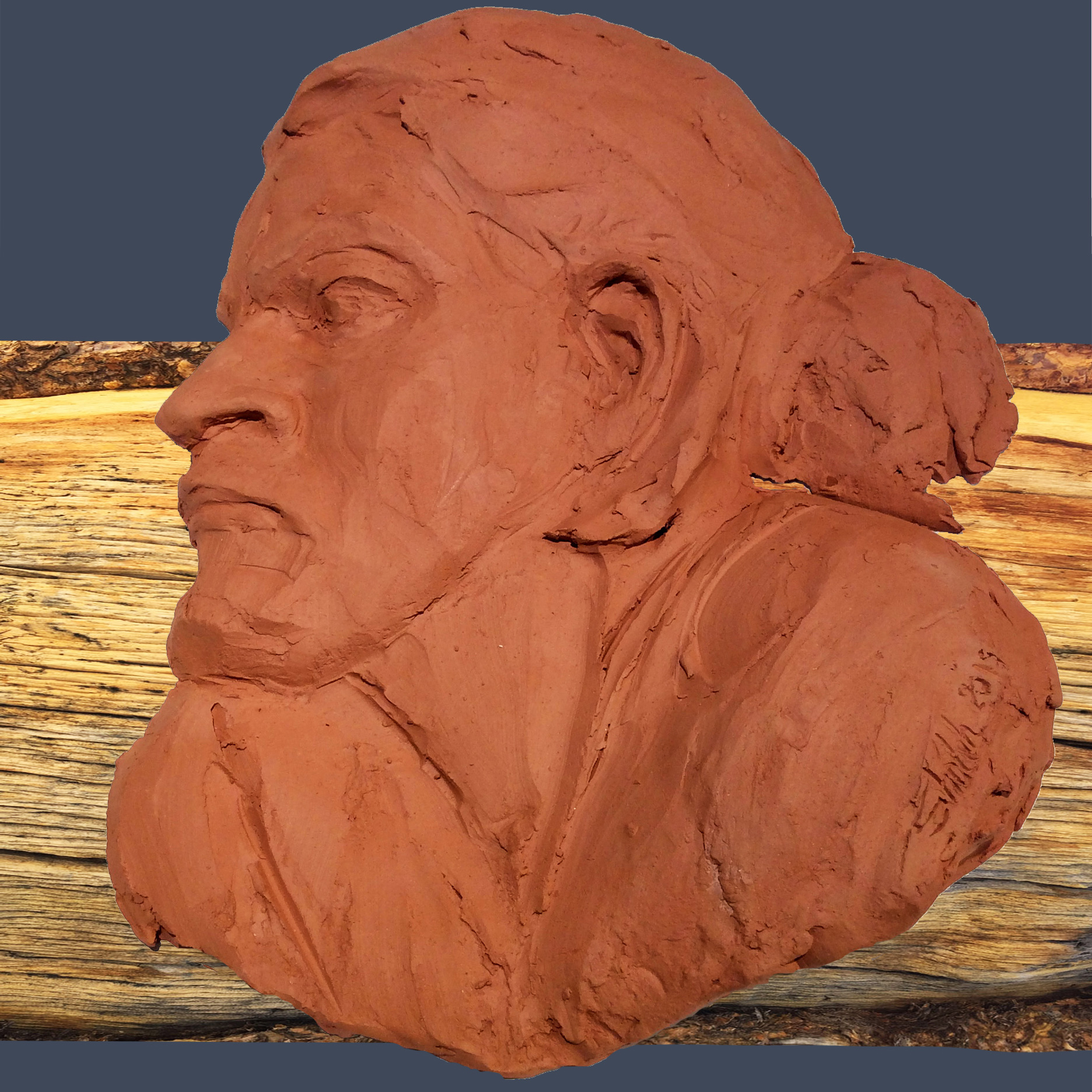 Sculpture, Relief, Ceramic